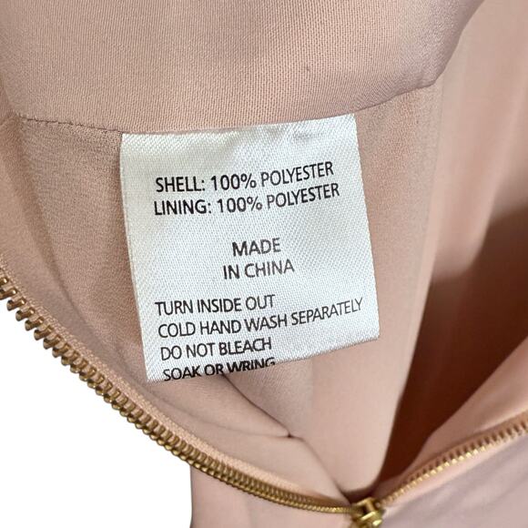 Shona‎ Joy Size 8 Halter Neck Draped Dress Blush Pink Wedding Guest Balletcore - Picture 7 of 11